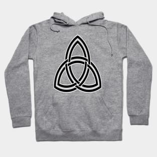 Double Threaded Triquetra Knot Pattern Hoodie